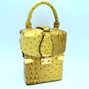 Leopard Boxy Mini Satchel Crossbody Bag